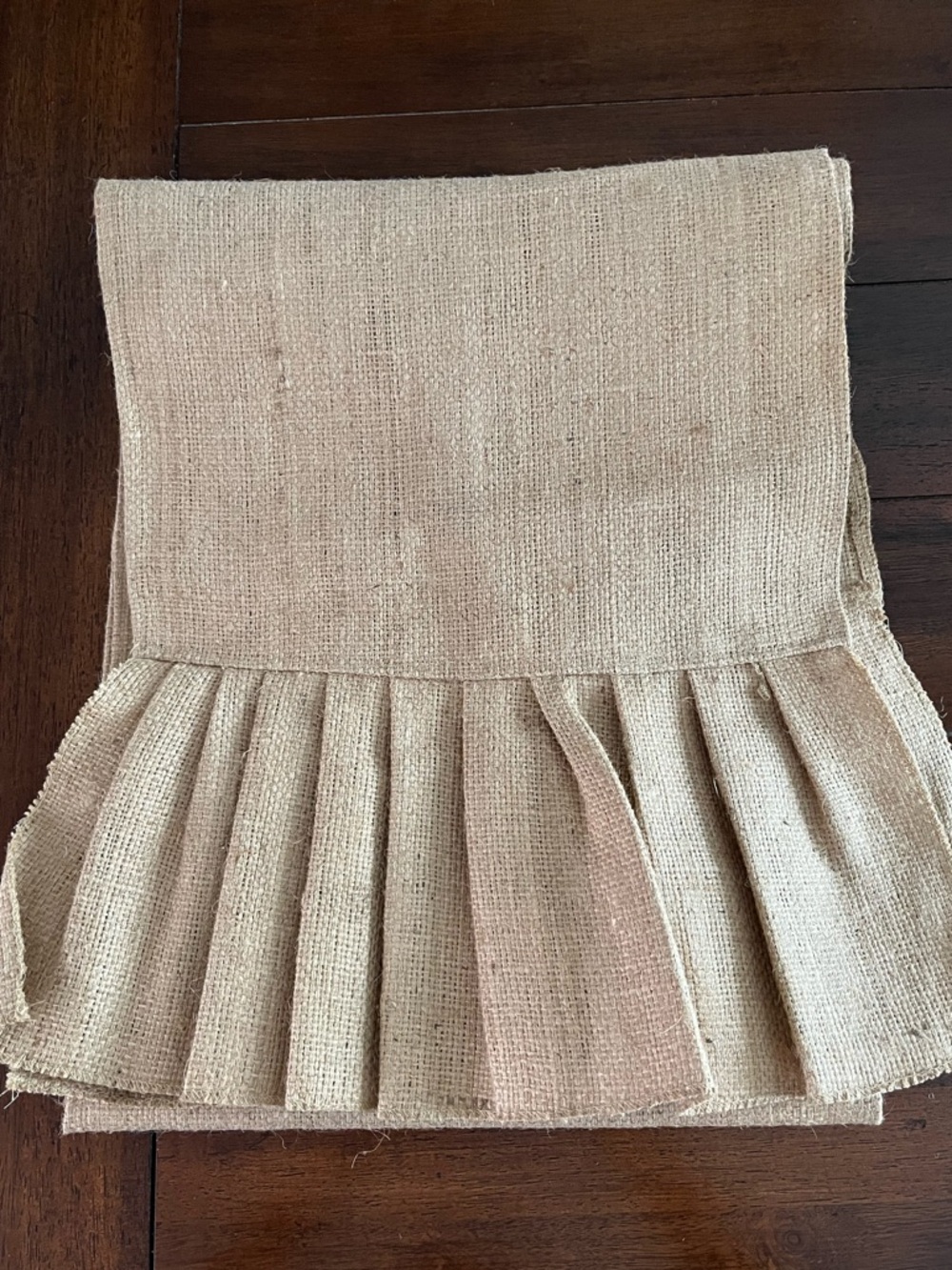 Burlap Farmhouse Table Runner 14x72